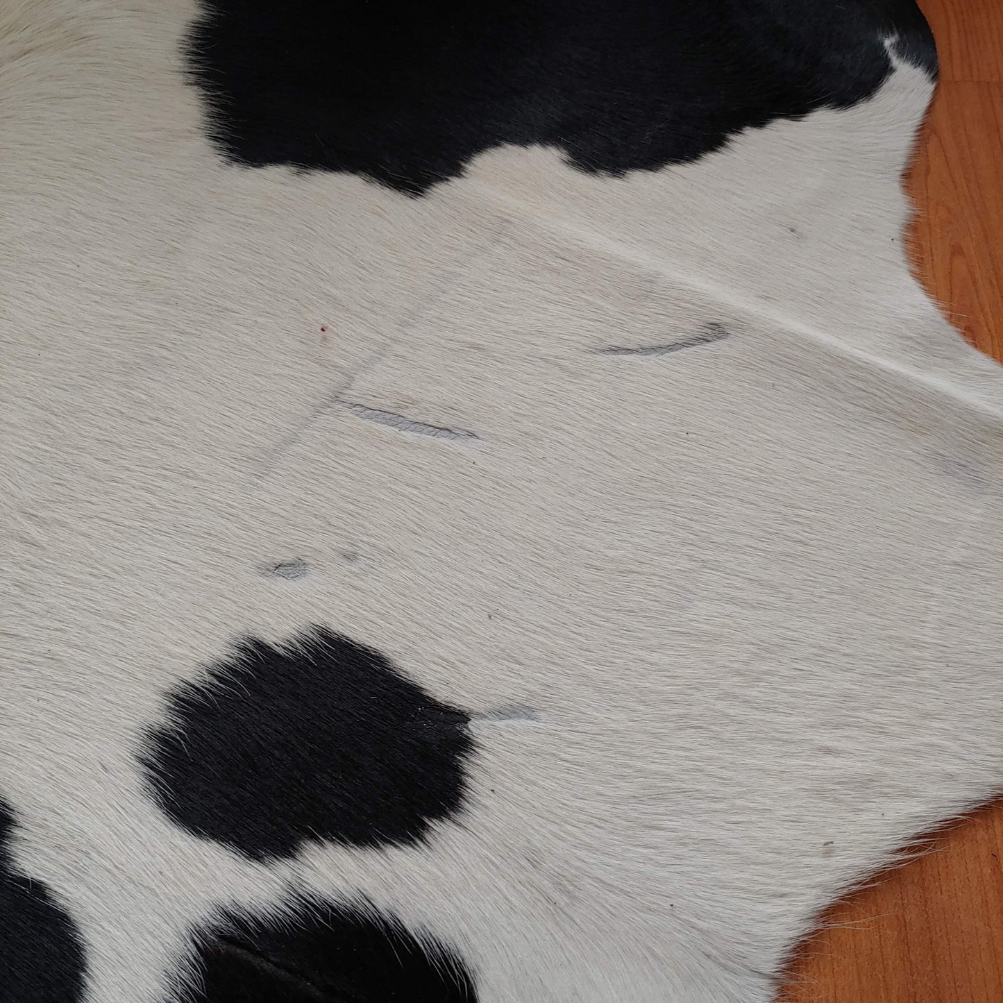 Beautiful Luxury Brazilian Cow Hide Area Rug 6x7