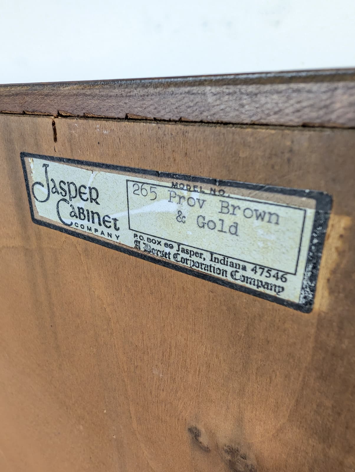 Mid Century Vintage Slim Walnut Entry Storage Table by Jasper Cabinet Co