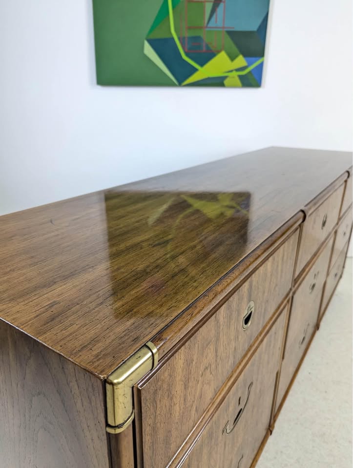 Drexel Accolade Lacquered 9 Drawer Dresser