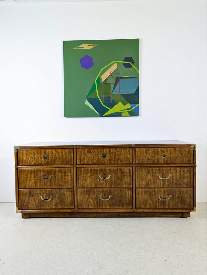 Drexel Accolade Lacquered 9 Drawer Dresser