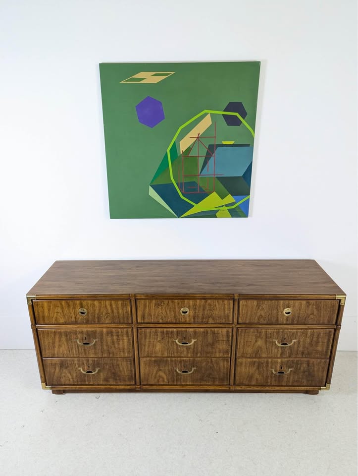 Drexel Accolade Lacquered 9 Drawer Dresser