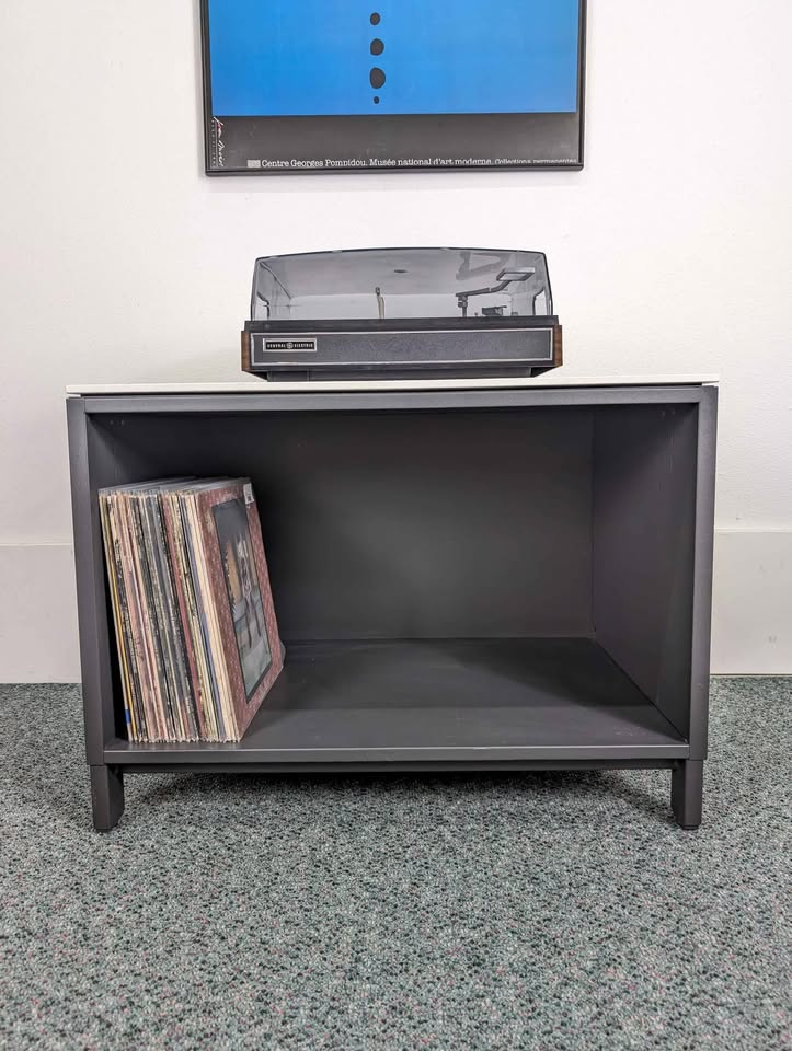 MCM Herman Miller Record Player Stand / Bench Cabinet