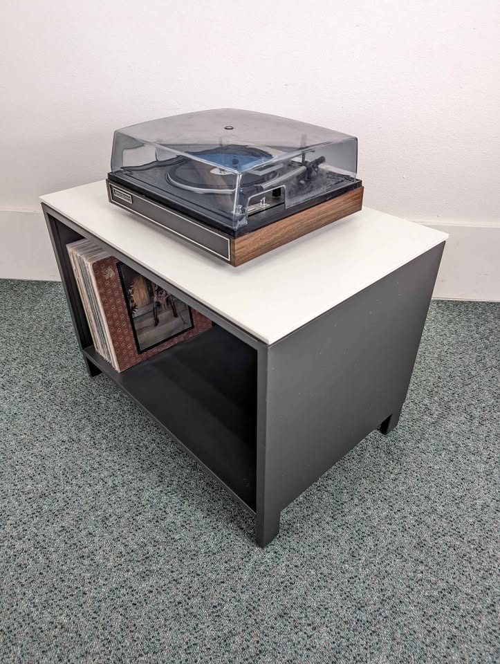 MCM Herman Miller Record Player Stand / Bench Cabinet