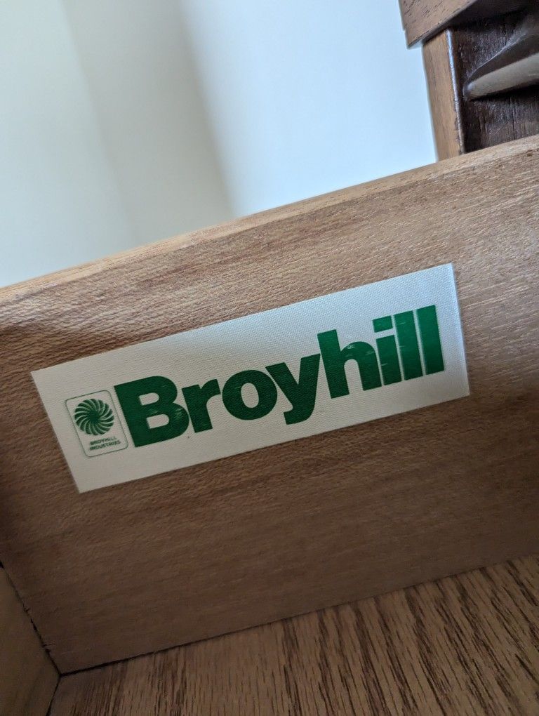 Mid Century Modern 9 Drawer Lowboy Dresser by Broyhill