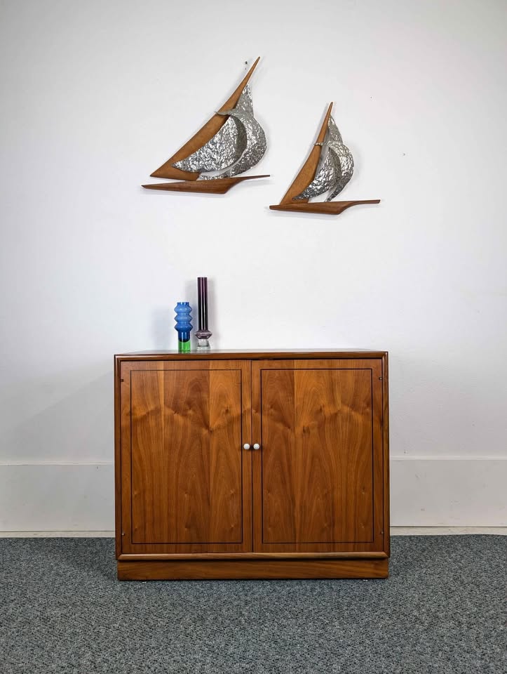 Drexel Declaration Record Player & Vinyl Storage Cabinet by Kipp Stewart