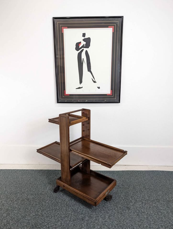 Art Deco Bar Cart Trolley Circa 1920's / 30's