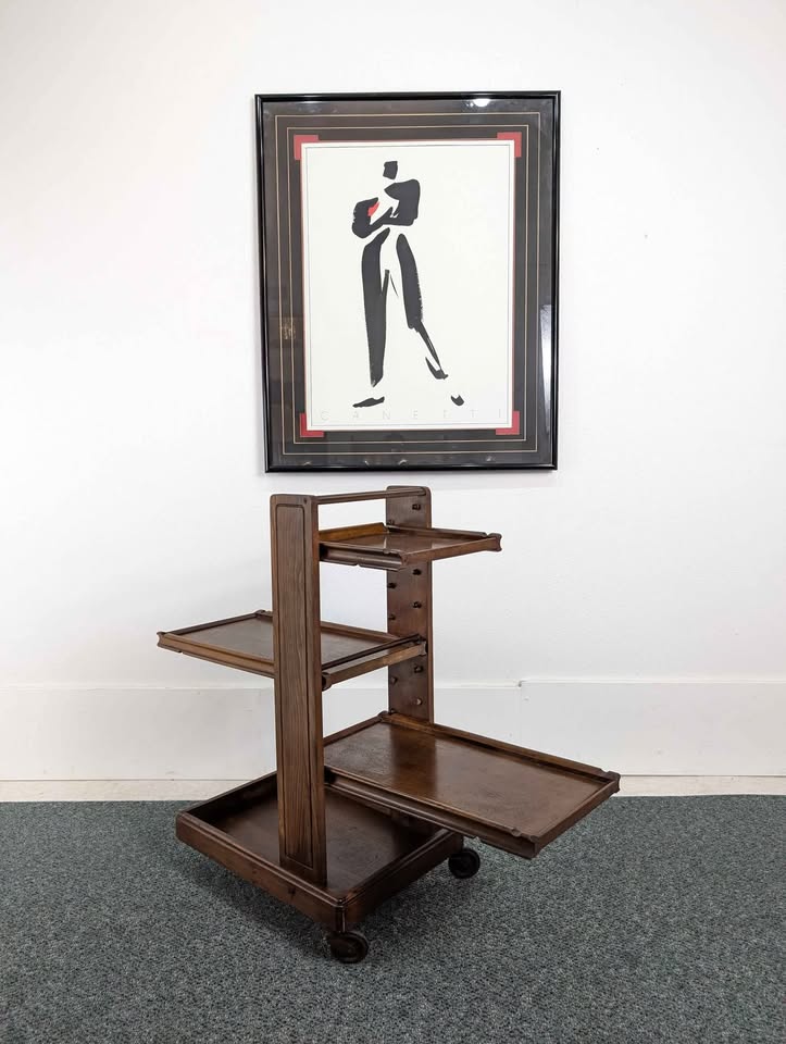 Art Deco Bar Cart Trolley Circa 1920's / 30's