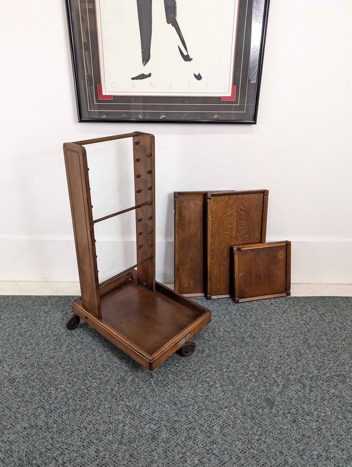 Art Deco Bar Cart Trolley Circa 1920's / 30's
