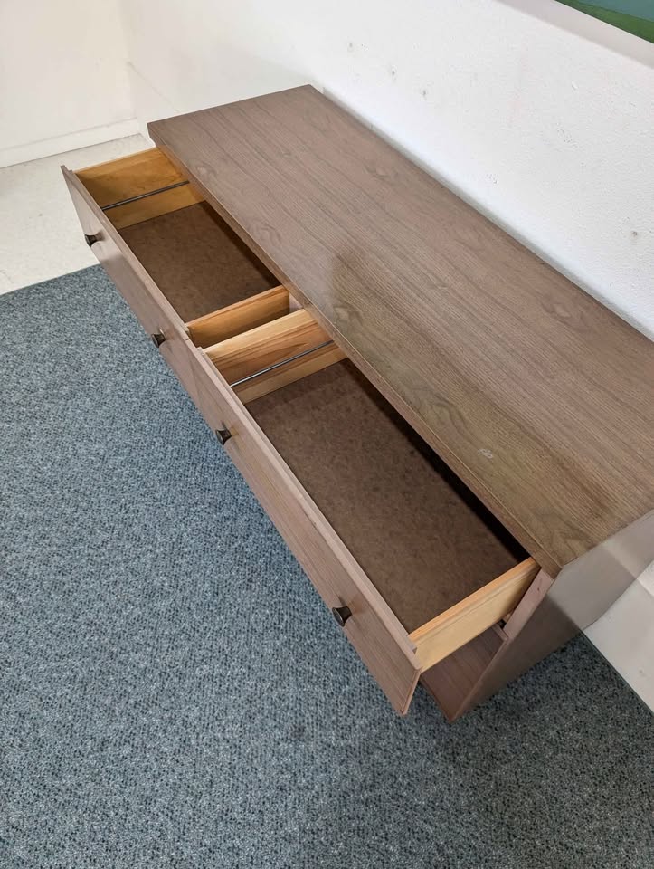 MCM 6 Drawer Ashwood Laminate Dresser