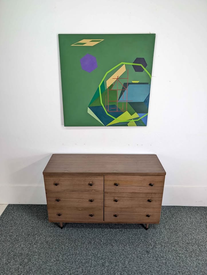MCM 6 Drawer Ashwood Laminate Dresser