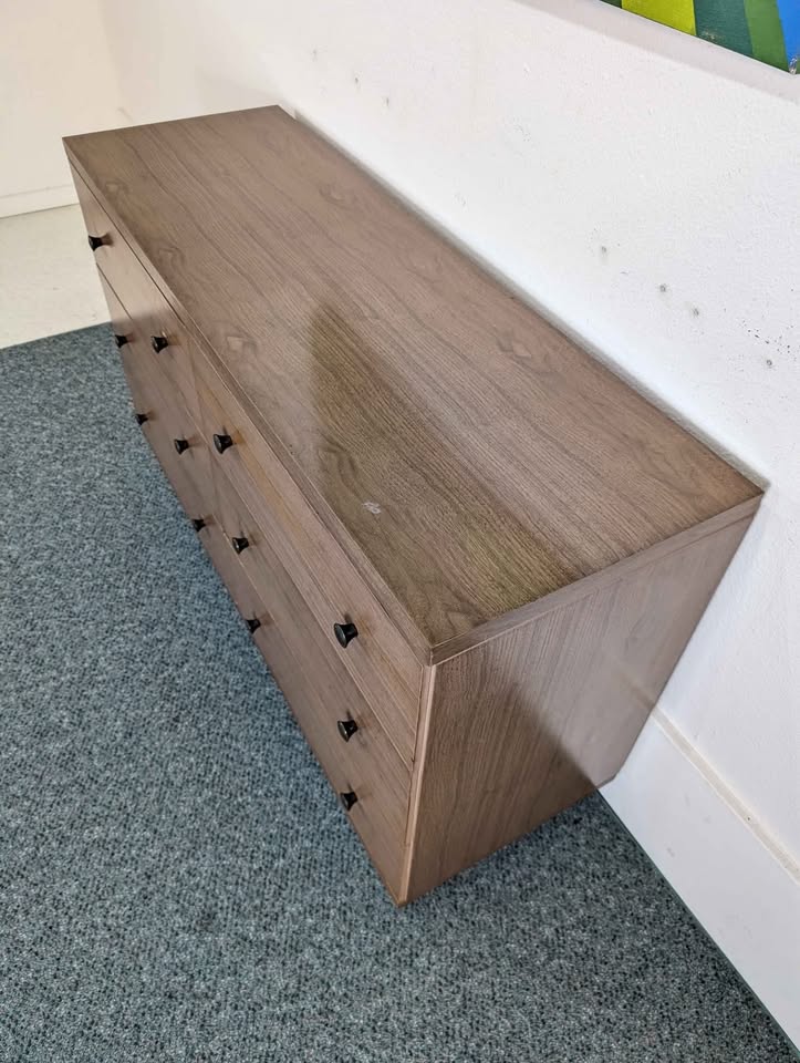 MCM 6 Drawer Ashwood Laminate Dresser