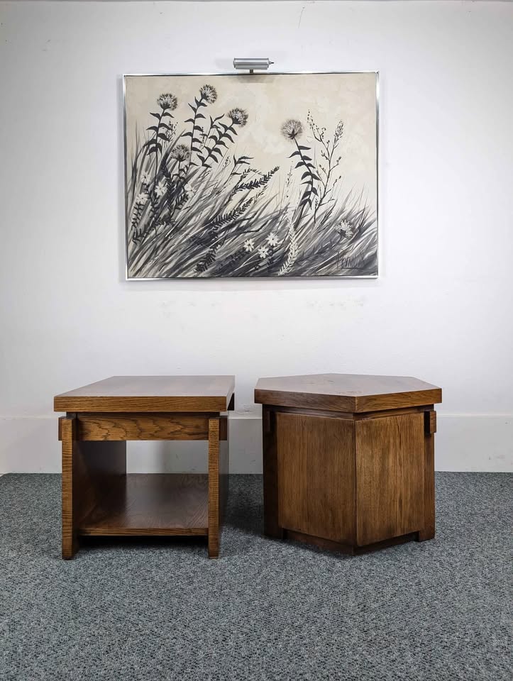 Matching Set of MCM Lane End Tables