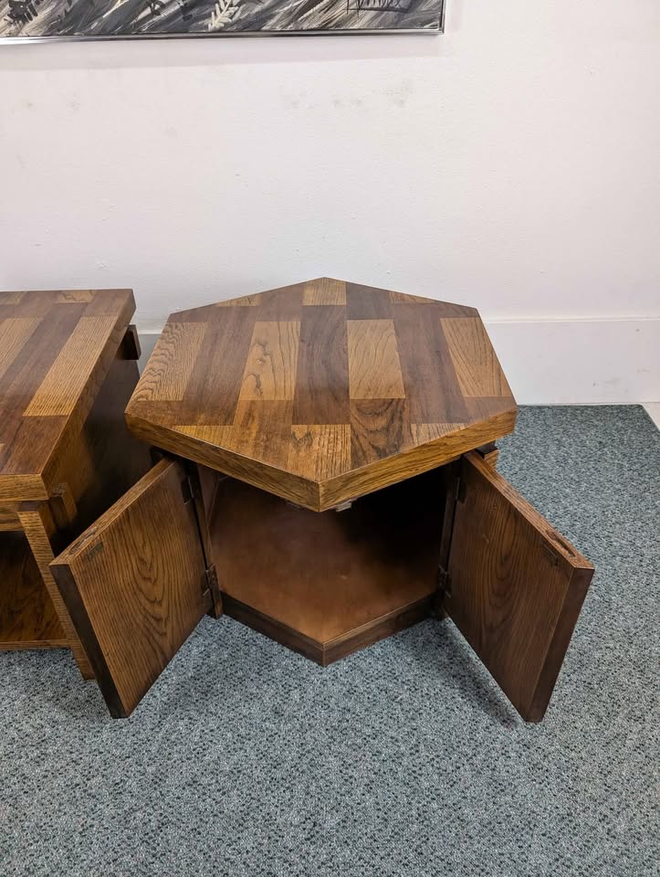 Matching Set of MCM Lane End Tables