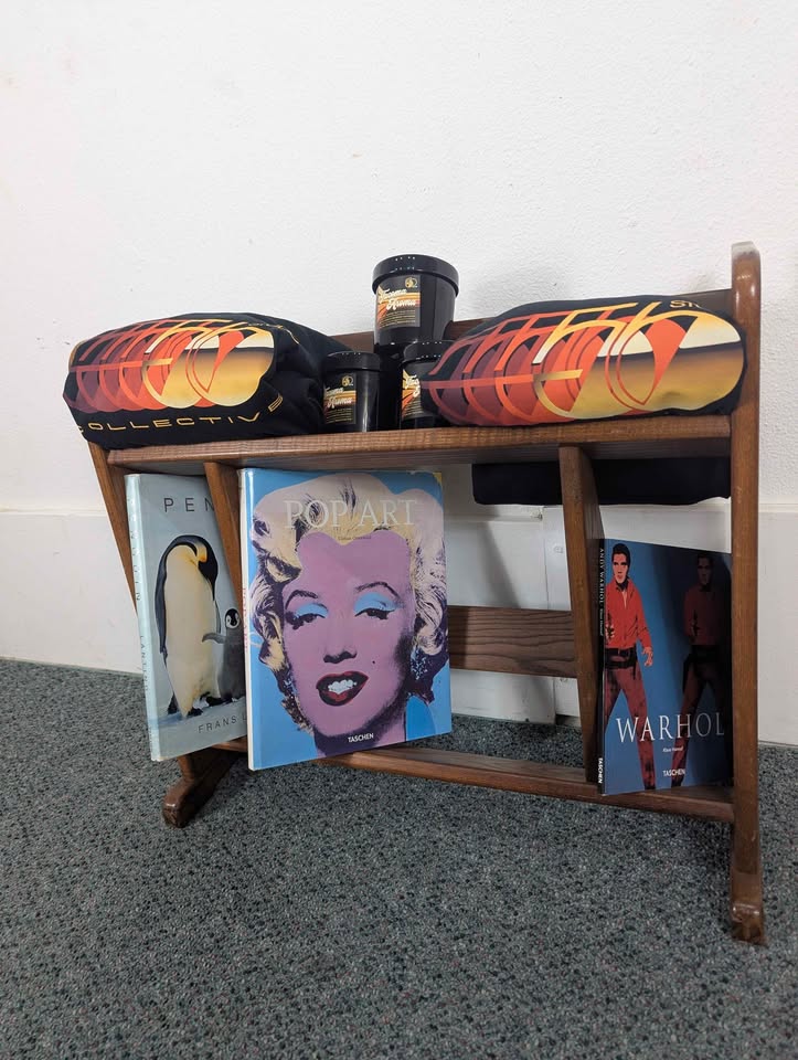 MCM Vintage Walnut Bookshelf / Merch Stand