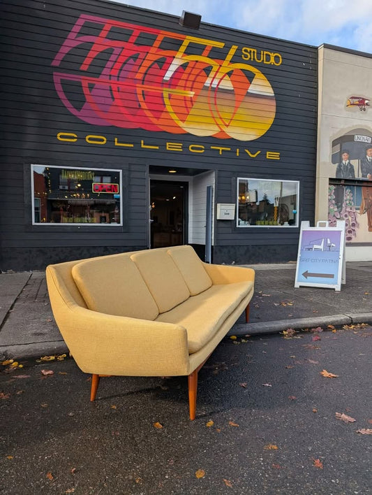 Gorgeous Scandinavian Sofa by Gerhard Berg for Lk Hjelle