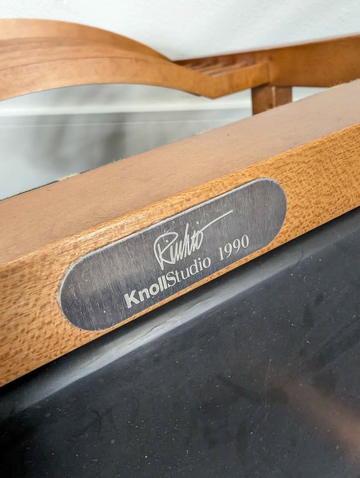 Vintage Pair of Postmodern Ricchio Chairs by Knoll