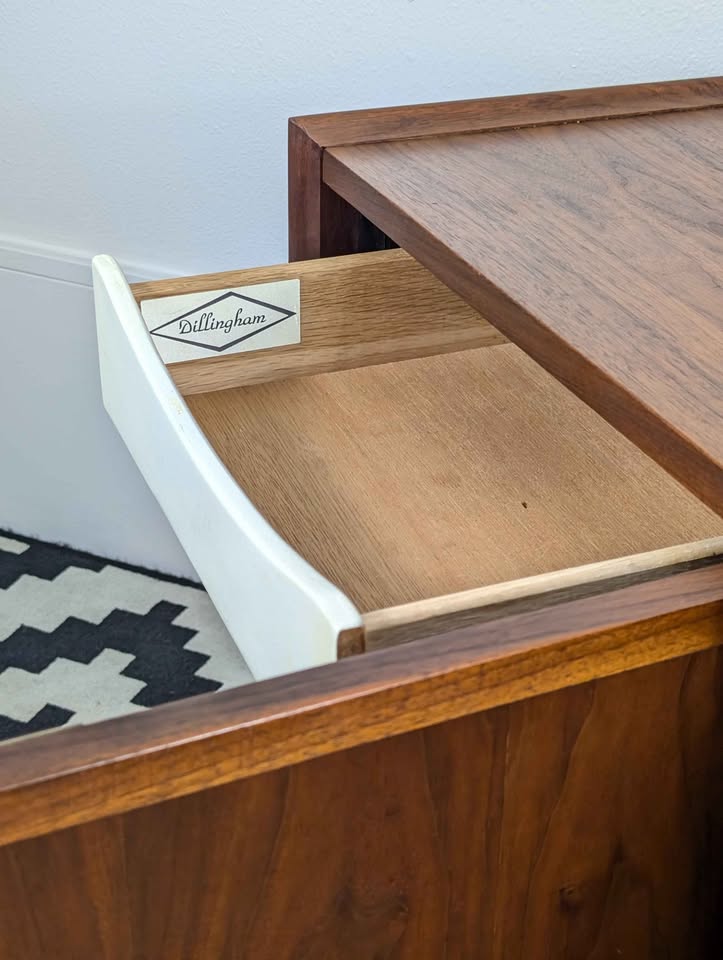 MCM Esprit Collection Walnut Nightstands by Merton Gershun for Dillingham