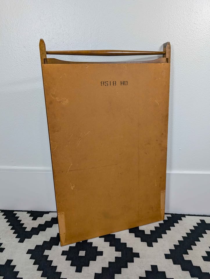 Gorgeous MCM American Walnut Vertical Mirror