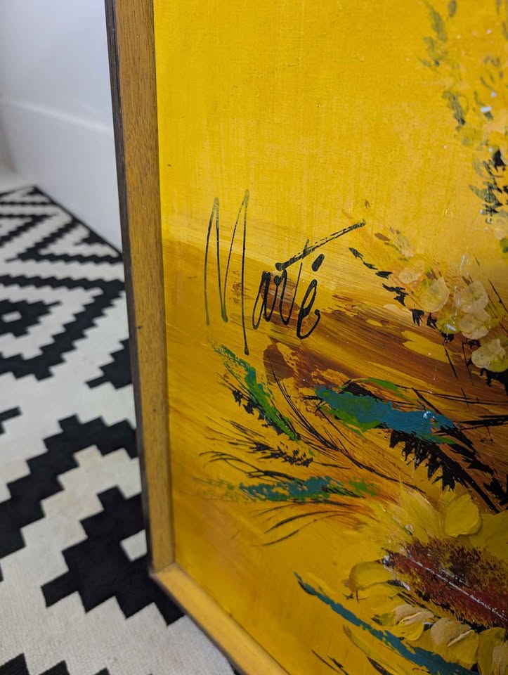 MCM Sunflower Painting by Marte