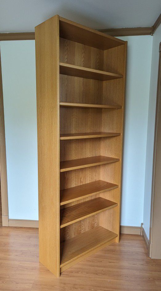 Large 7 Tiered Danish Modern Wood Bookshelf from Dania / Made in Denmark!