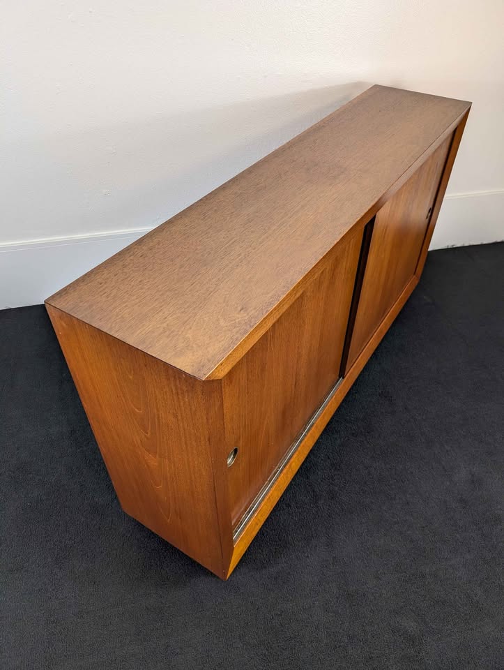 MCM Danish Modern Style Slim Teak Credenza