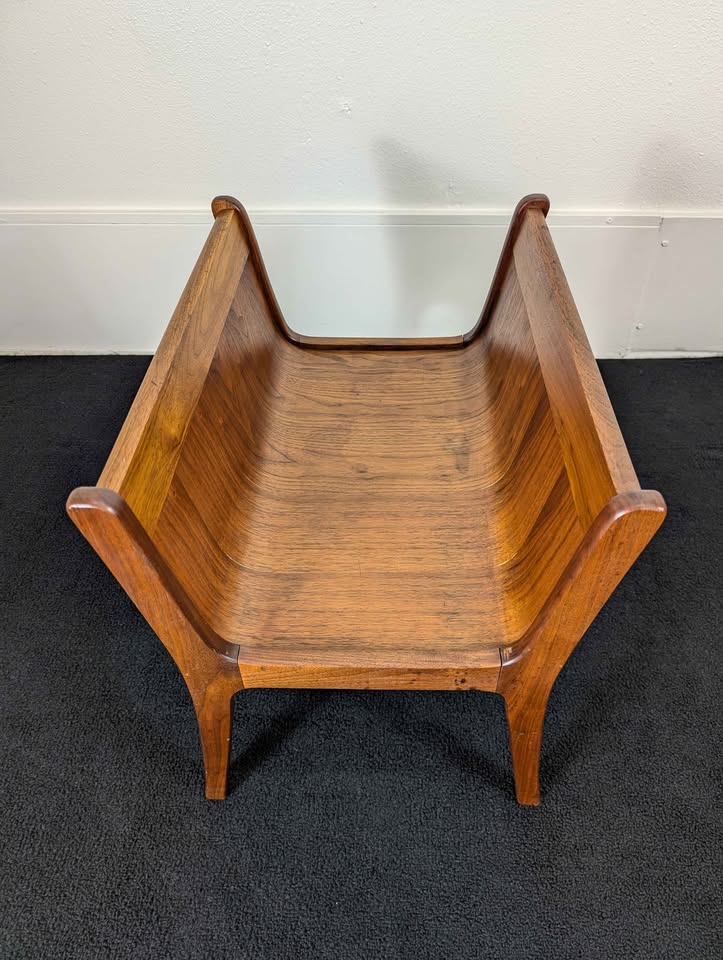 Danish Modern Teak Magazine / Record Rack