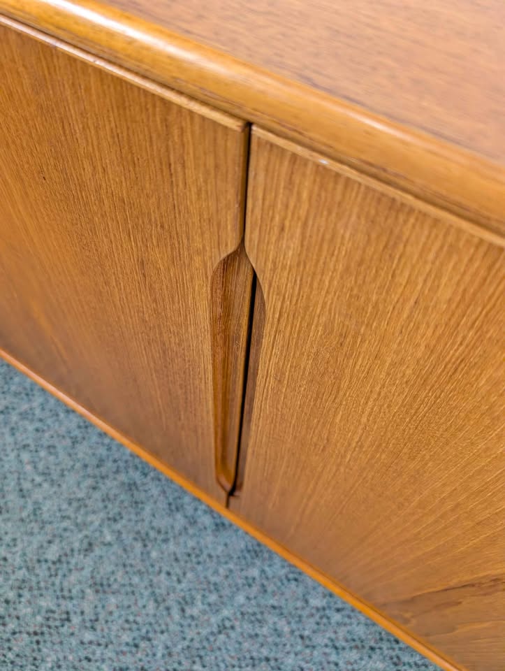 Danish Modern Hundevad Style Teak China & Credenza