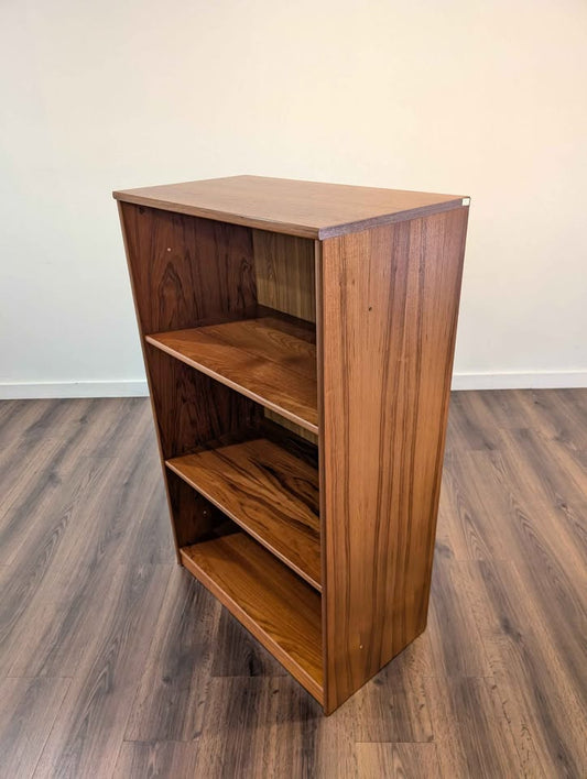 Danish Modern Teak Record / Media Cabinet & Bookshelf