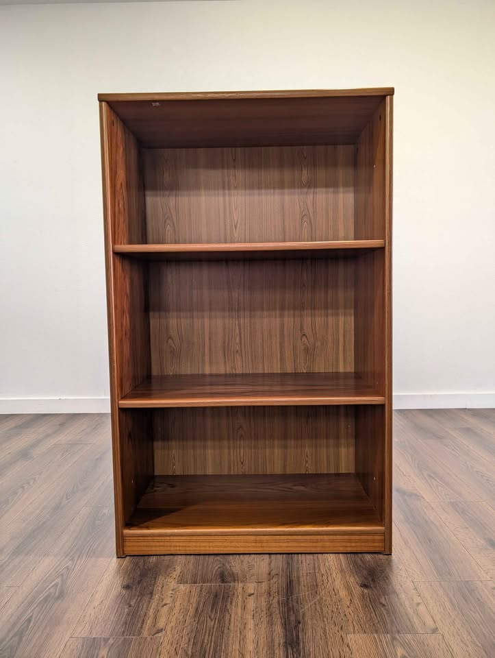 Danish Modern Teak Record / Media Cabinet & Bookshelf