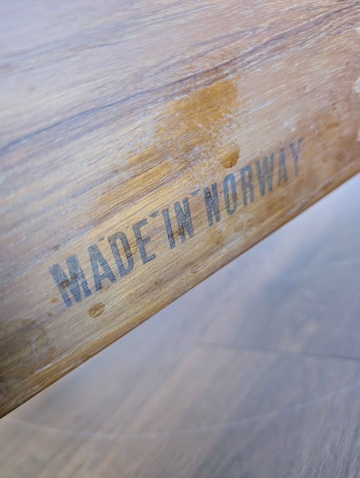 MCM Scandinavian Teak Drop-Leaf Dining Table by Bendt Winge