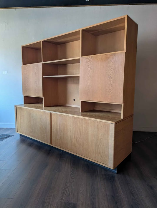Danish MCM Tambour Credenza by Niels Koefed for Hornslet Mobelfabrik