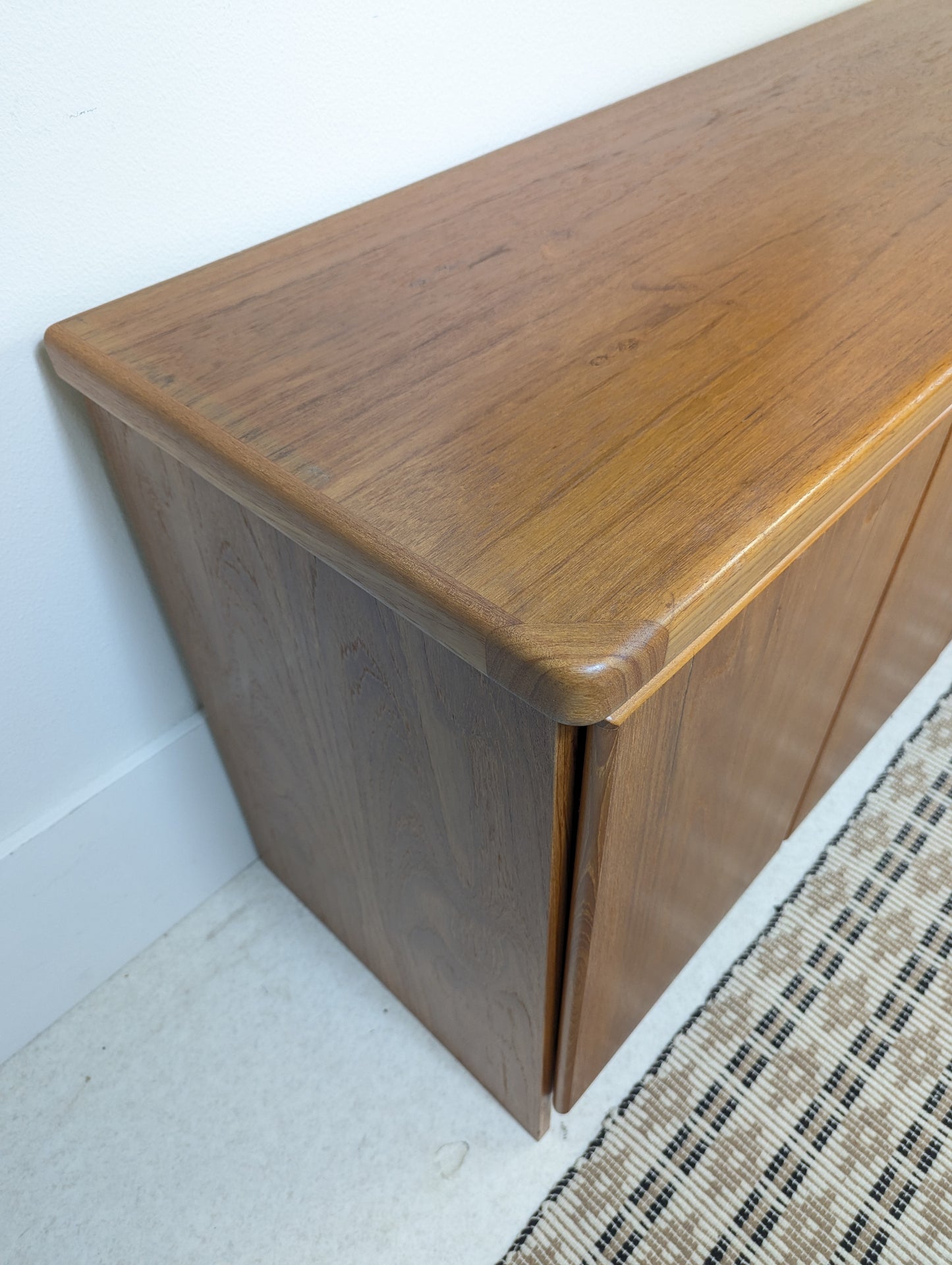 Danish Modern 4 Door Teak Credenza by Christiaan Linneberg