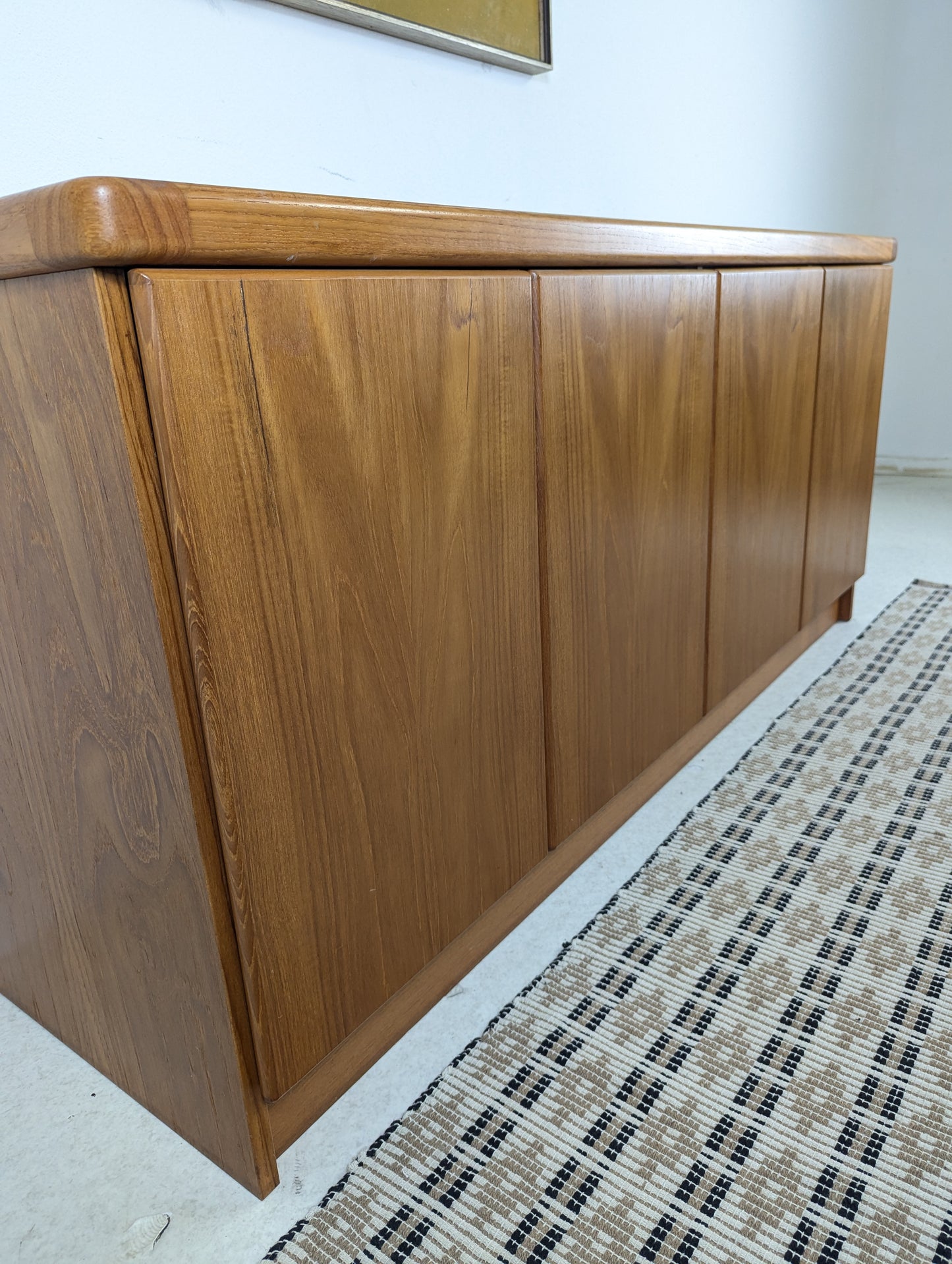 Danish Modern 4 Door Teak Credenza by Christiaan Linneberg