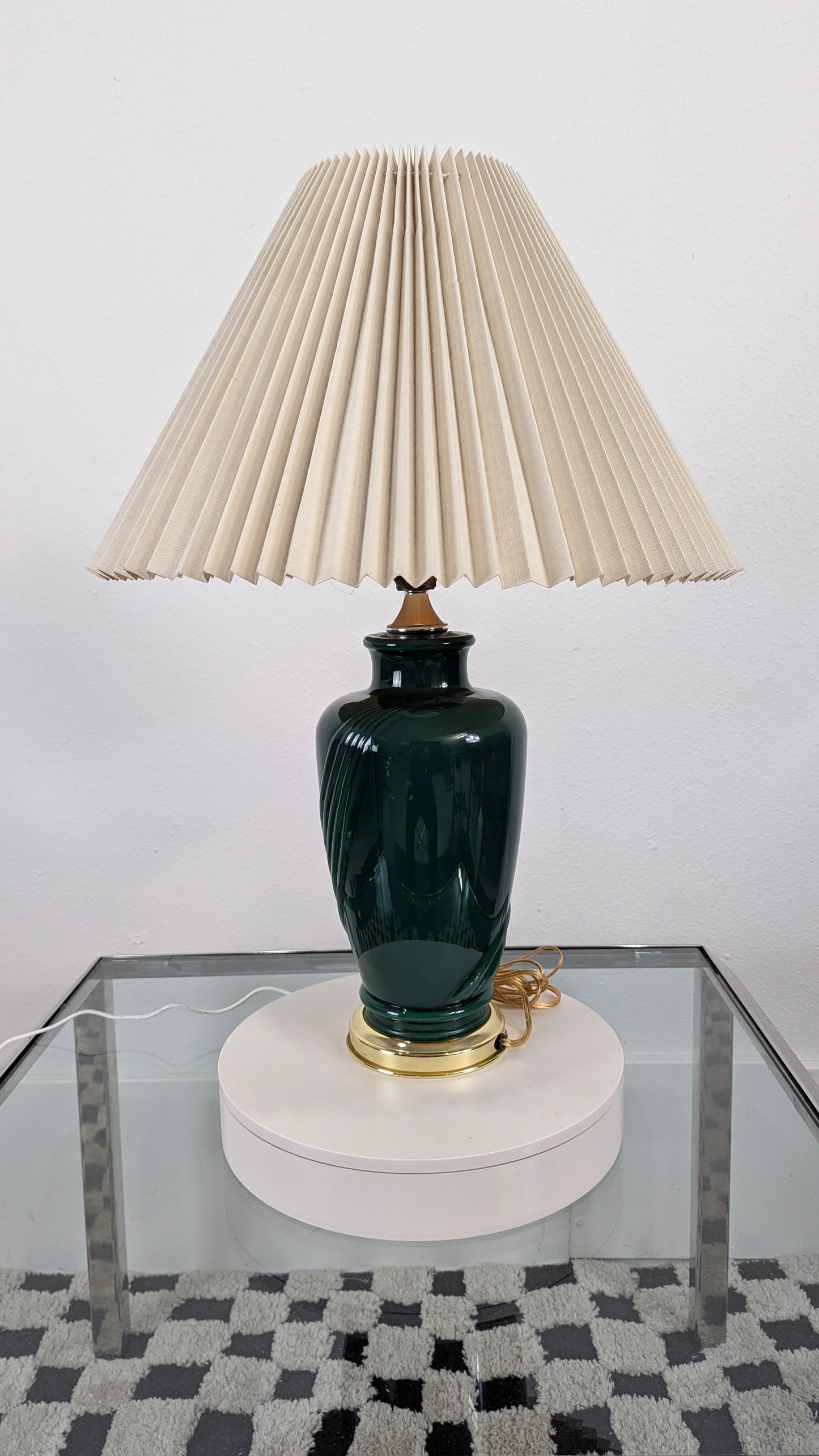 Postmodern Green High Gloss Table Lamp