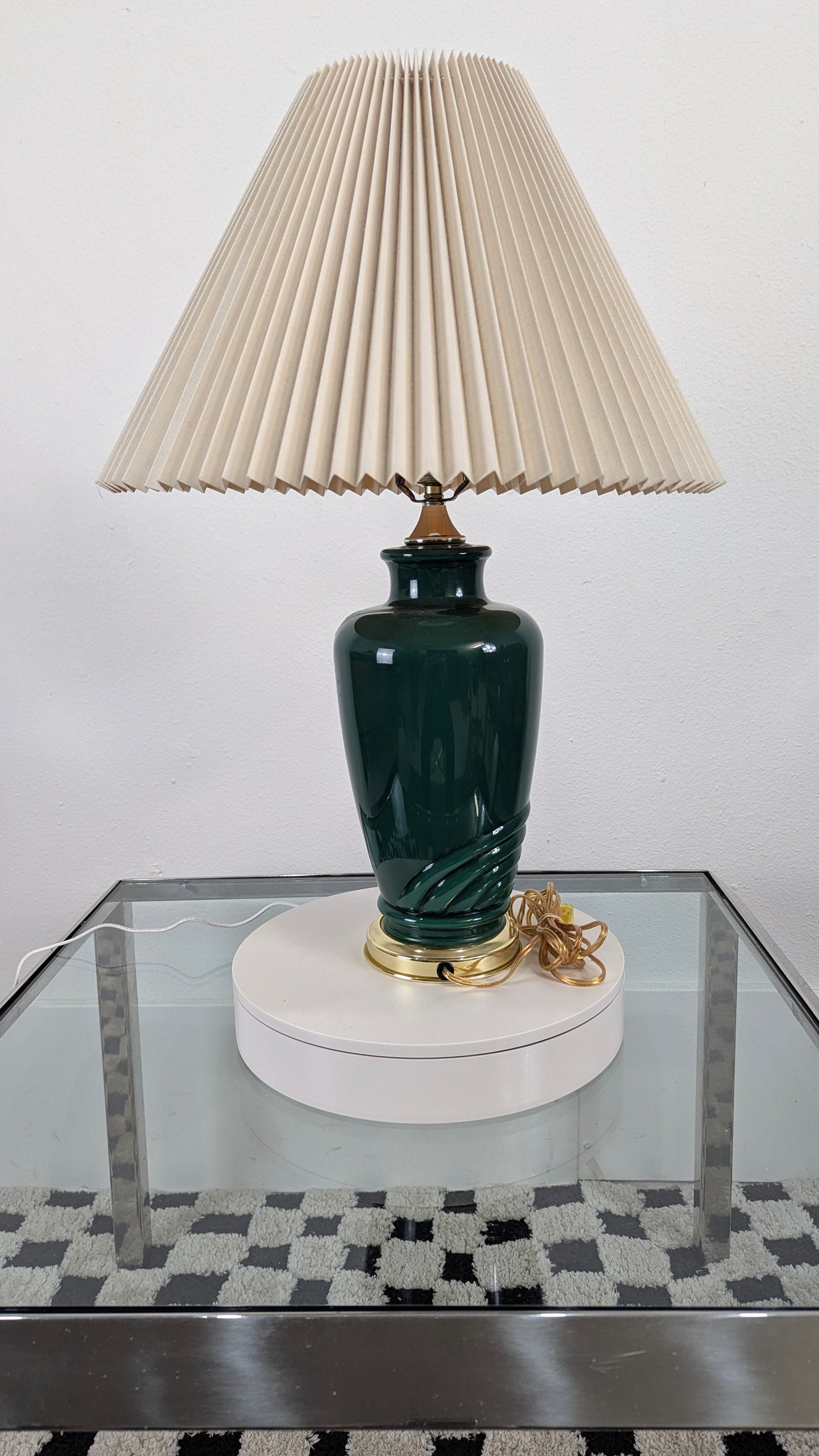 Postmodern Green High Gloss Table Lamp