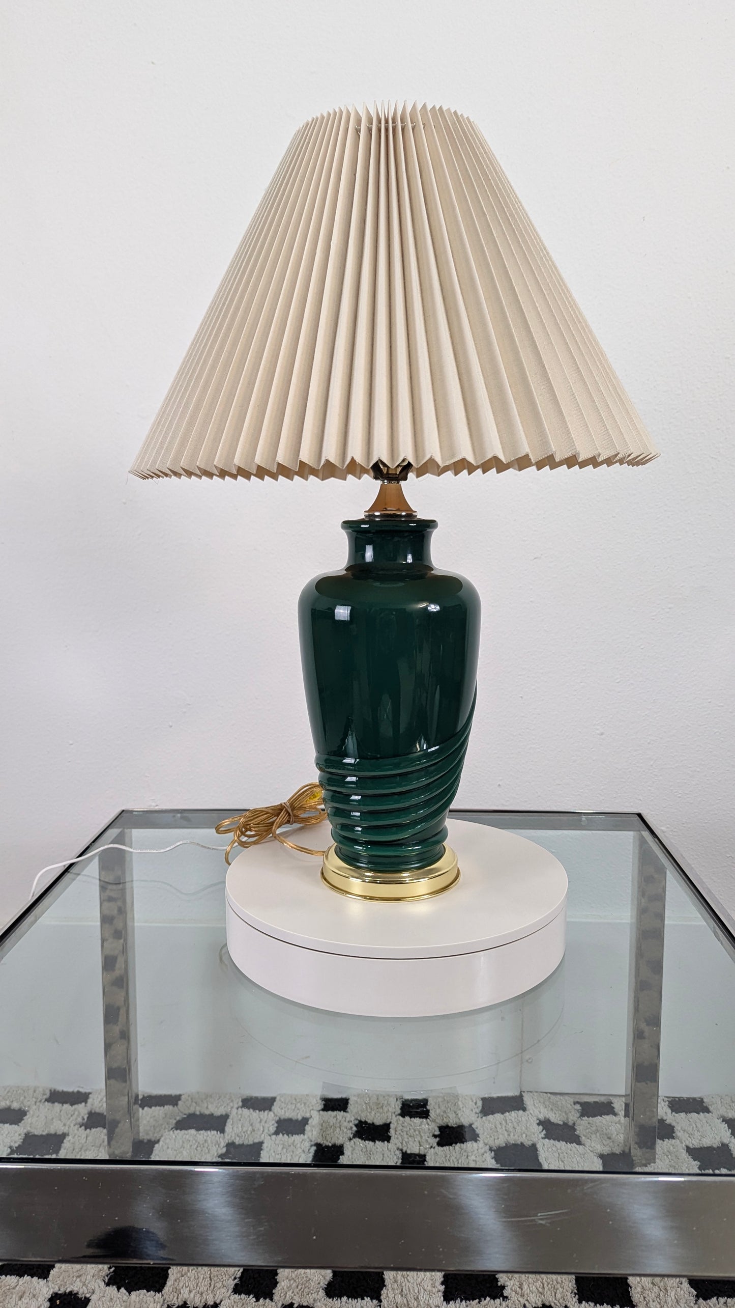 Postmodern Green High Gloss Table Lamp