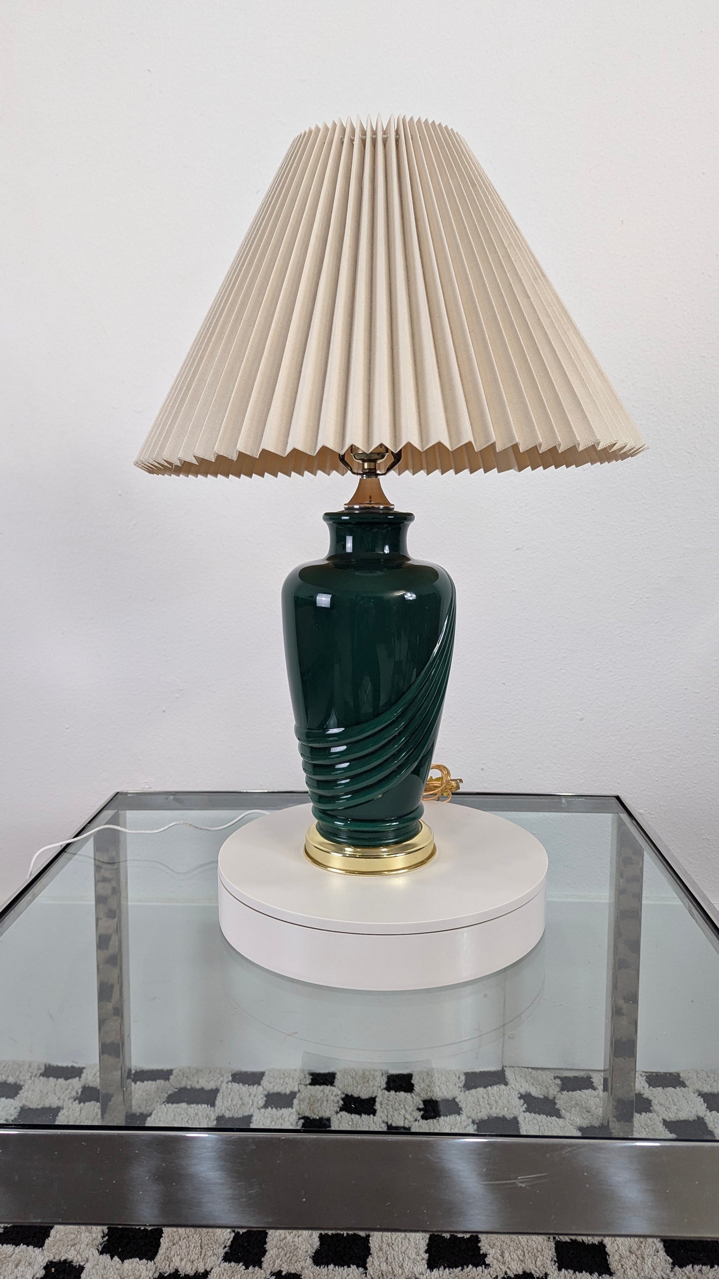 Postmodern Green High Gloss Table Lamp