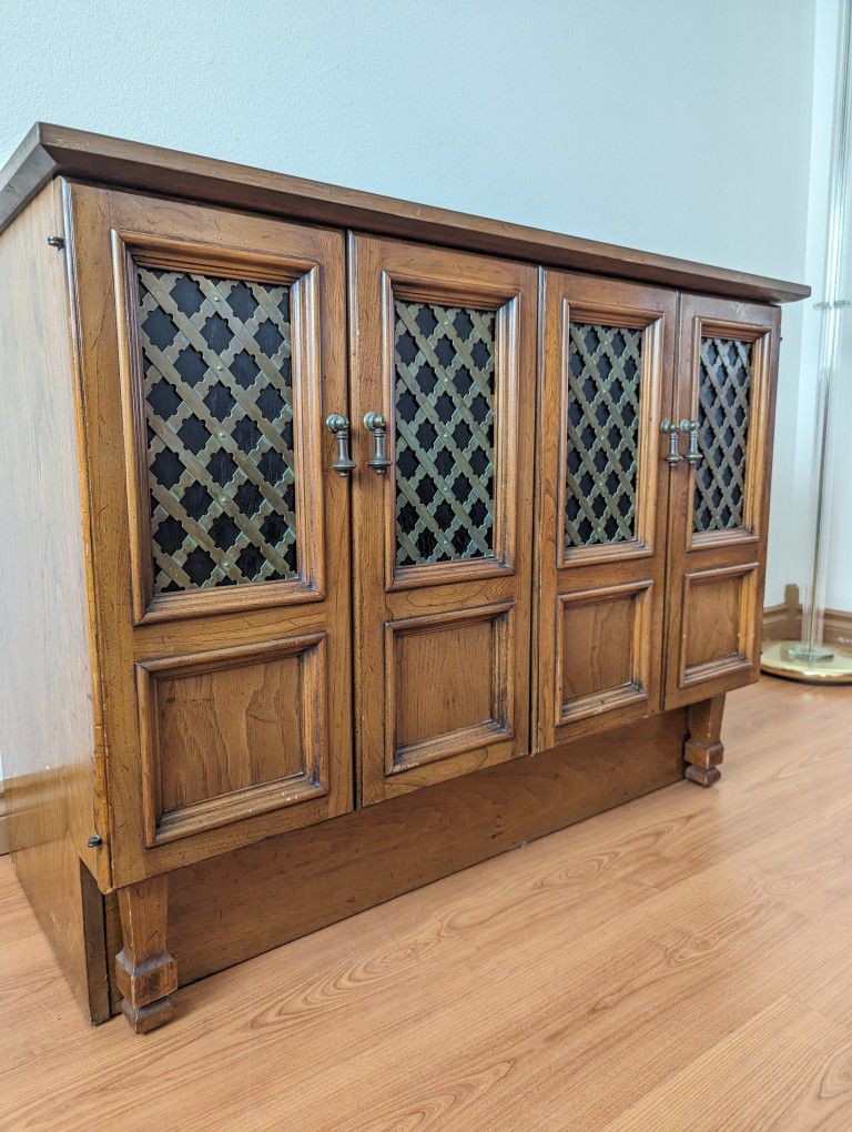 Mid Century Vintage Drexel Esperanto Expanding 6 Leaf Dining Table