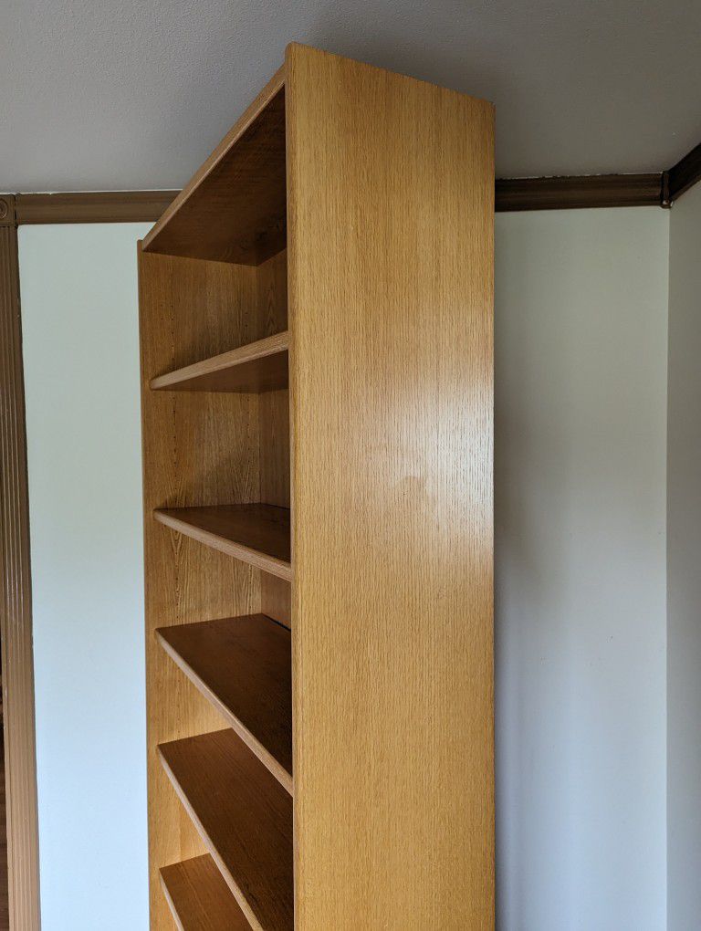 Large 7 Tiered Danish Modern Wood Bookshelf from Dania / Made in Denmark!