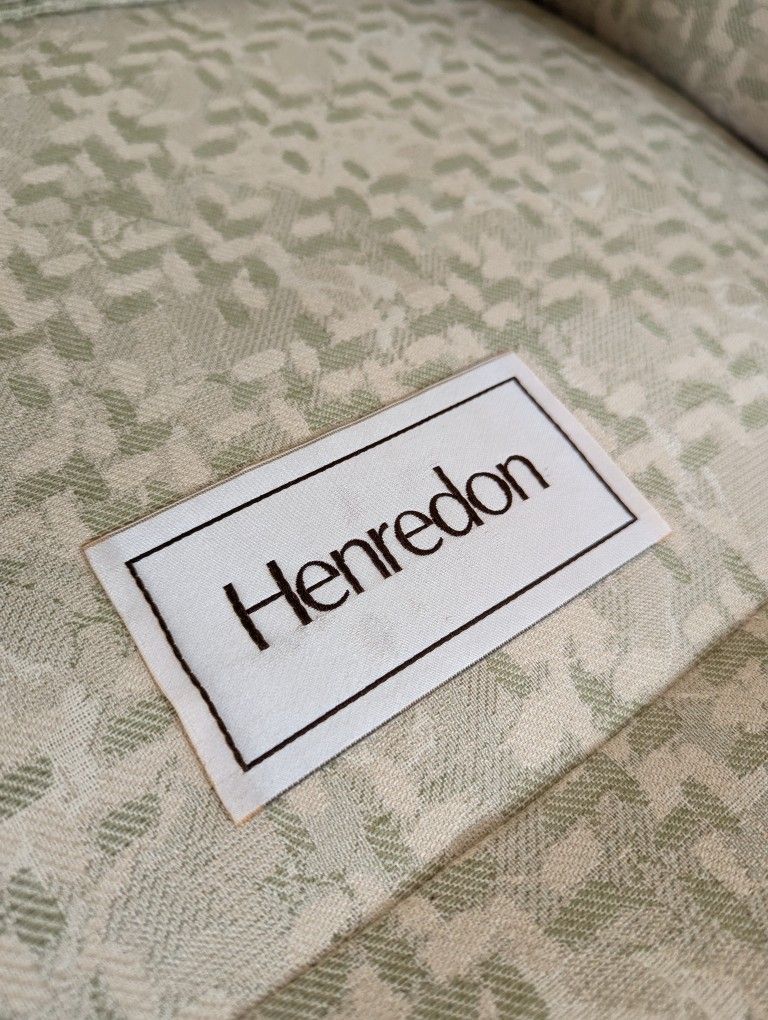Mid Century Modern Upholstered Lounge Chair by Henredon