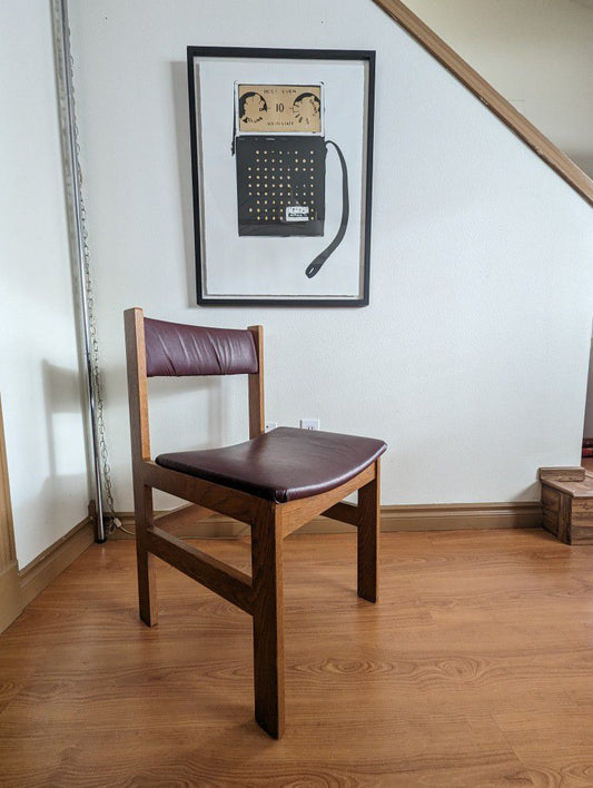 Scandinavian Designed Oak Side / Accent / Desk Chair by Doerksen & Gronau Ltd.