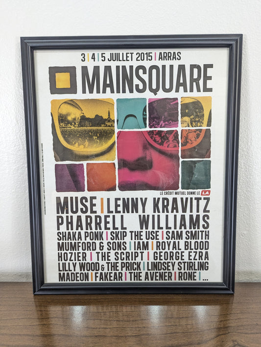 Main Square Concert Poster 2015 France
