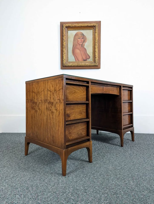 MCM Walnut Desk Rhythm Collection by Lane