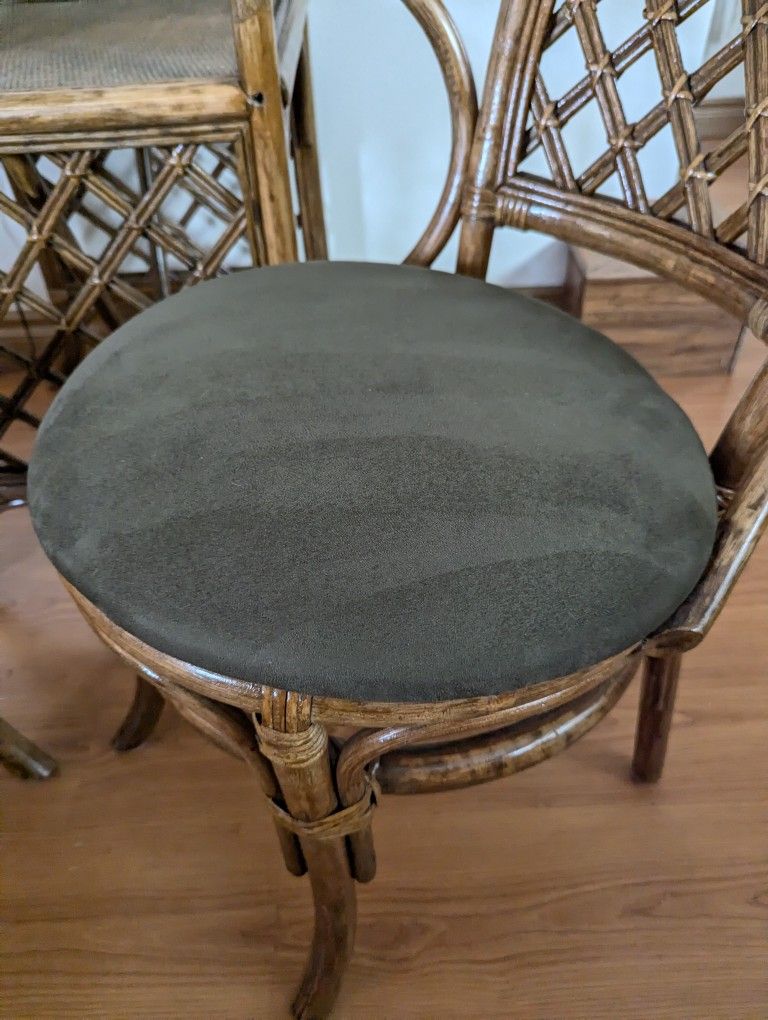 Bamboo & Rattan Boho Honeymoon Breakfast Dining Table