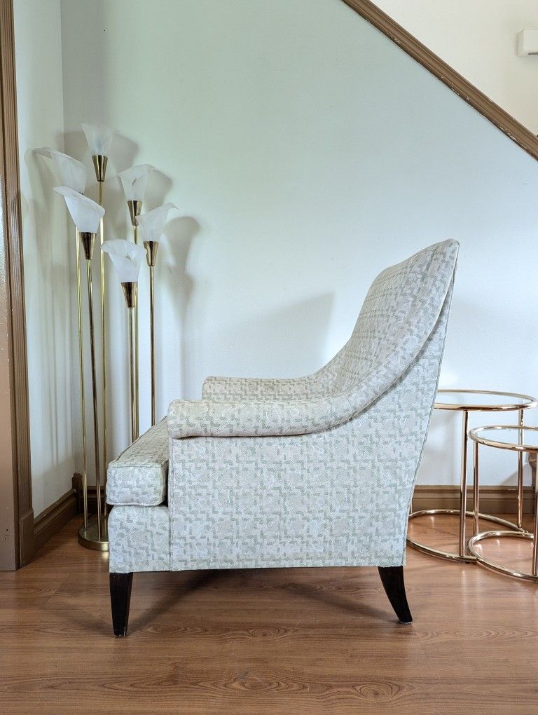 Mid Century Modern Upholstered Lounge Chair by Henredon