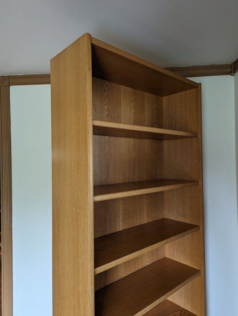 Large 7 Tiered Danish Modern Wood Bookshelf from Dania / Made in Denmark!