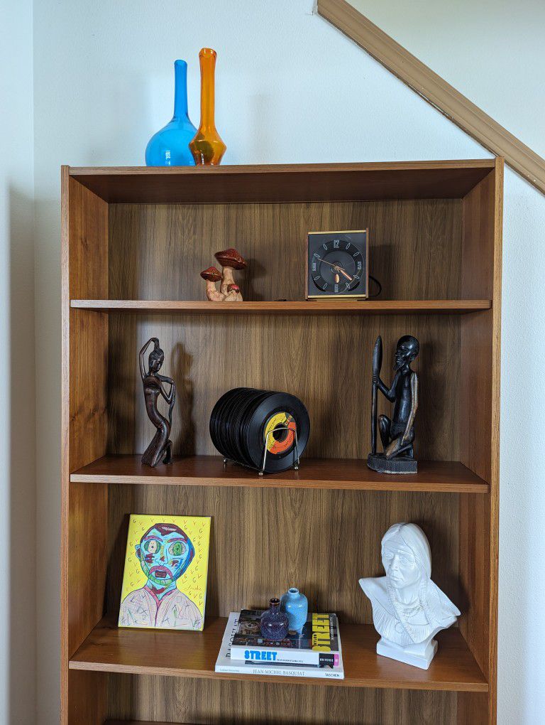 MCM Danish Modern Teak Bookshelf Wall Unit Made in Denmark!