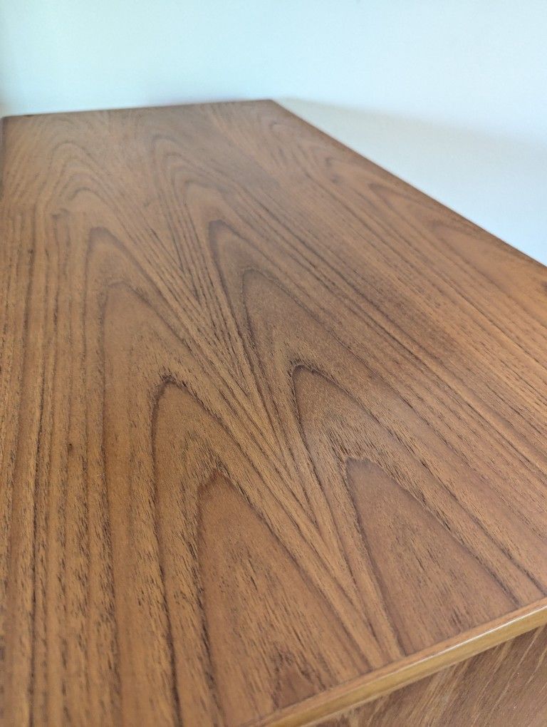Mid Century Danish Modern Teak Armoire Dresser by Nordic Home