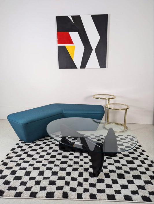 MCM Noguchi Style Oval Coffee Table