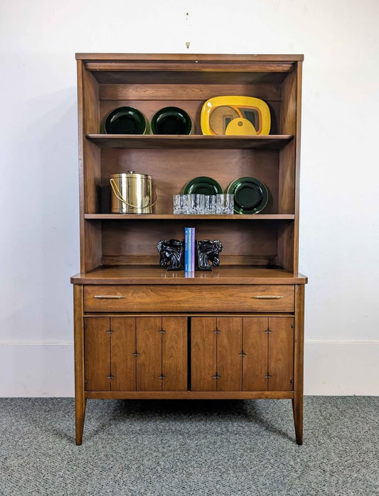 MCM Vintage Broyhill Saga Petite China Hutch Buffet